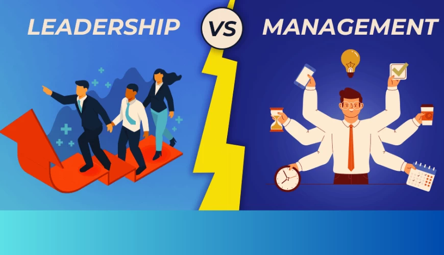 What is the difference between Leadership and Management